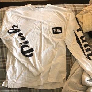 Pink long sleeve t shirt